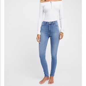 Free People high rise jeggings